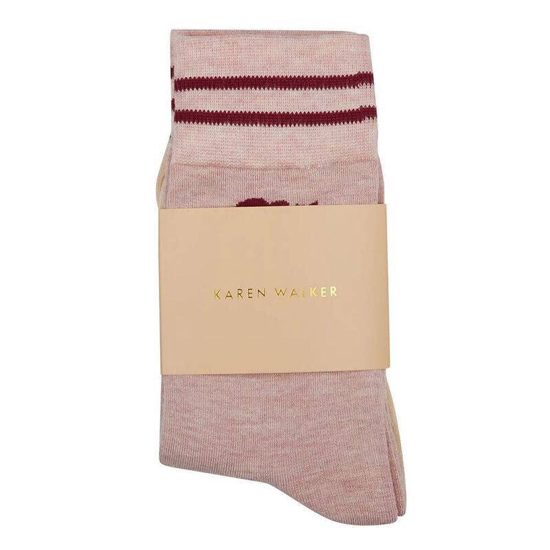Karen Walker Runaway Girl Socks - 2 Pack image number 1